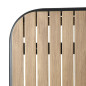 Table rectangulaire effet bois Bolero Santorini 1400mm