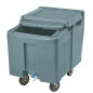 Chariot à glace Cambro ICS125L avec couvercle coulissant bleu ardoise Chariot à glace Cambro ICS125L avec couvercle coulissant bleu ardoise