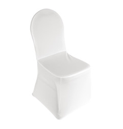 Housse de chaise de banquet Bolero blanche
