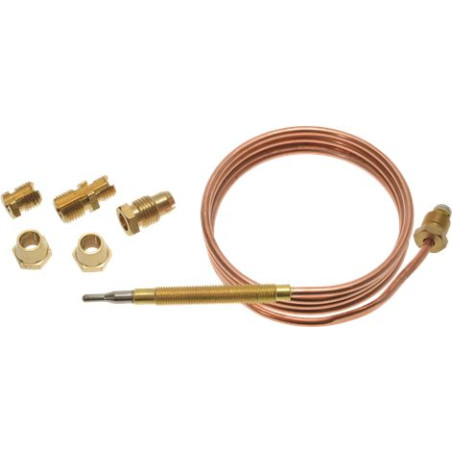 THERMOCOUPLE UNIVERSEL M9x1 - 90 cm AVEC RACCORD FILETE M6x0,75 (lot de 20)