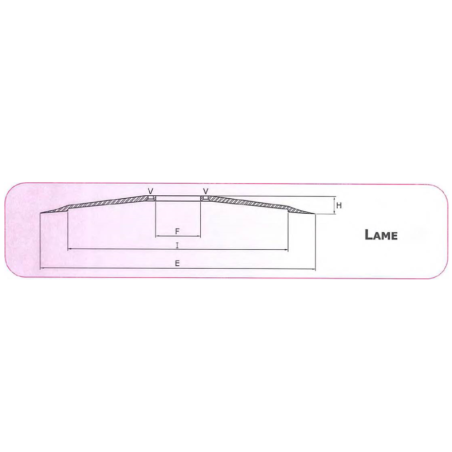 Lame trancheuse 350 100Cr6 (3eme generation) BERKEL MINERVA NOAW OMEGA RGV
