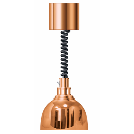 Lampe chauffante 750 cordon rétractable - Cuivre brillant