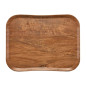 Plateau polyester Century aspect naturel bois Cambro olivier marron 360 x 460mm