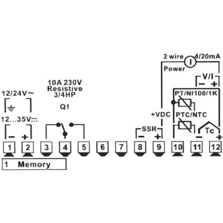 REGULATEUR ATR111-AD PTC/NTC/TC/PT/NI100 (91310030)