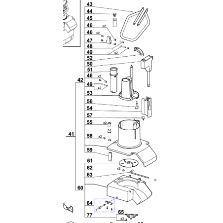 ACCESSOIRE POUR COUPE-LEGUMES R652