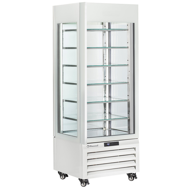 Vitrine "FULL vitrée" 440 Lt., 6 niveaux en verre, statique - ICE CREAM - BLANC Vitrine "FULL vitrée" 440 Lt., 6 niveaux en verre, statique - ICE CREAM - BLANC
