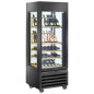 Vitrine "FULL vitrée" 440 Lt., 1 niveau + 2 étagères, ventilée - WINE - NOIR Vitrine "FULL vitrée" 440 Lt., 1 niveau + 2 étagères, ventilée - WINE - NOIR