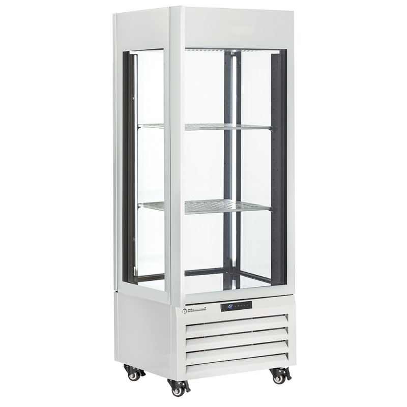 Vitrine "FULL vitrée" 440 Lt., 1 niveau + 2 étagères, ventilée - WINE - BLANC Vitrine "FULL vitrée" 440 Lt., 1 niveau + 2 étagères, ventilée - WINE - BLANC