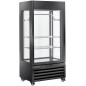 Vitrine "FULL vitrée" 600 Lt., 2 étagères & barre à viande, ventilée - MEAT - NOIR Vitrine "FULL vitrée" 600 Lt., 2 étagères & barre à viande, ventilée - MEAT - NOIR
