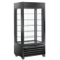 Vitrine "FULL vitrée" 600 Lt., 5 niveaux en verre, ventilée - PASTRY - NOIR Vitrine "FULL vitrée" 600 Lt., 5 niveaux en verre, ventilée - PASTRY - NOIR