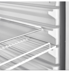 Congélateur statique, porte vitrée, 525 litres, GN2/1+600x400, inox
