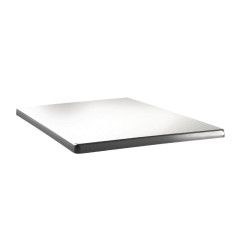 Plateau de table carré Topalit Classic Line 70x70cm blanc pur