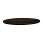 Plateau de table rond Topalit Classic Line 70cm wengé Plateau de table rond Topalit Classic Line 70cm wengé