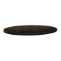 Plateau de table rond Topalit Classic Line 70cm cyprus métal Plateau de table rond Topalit Classic Line 70cm cyprus métal