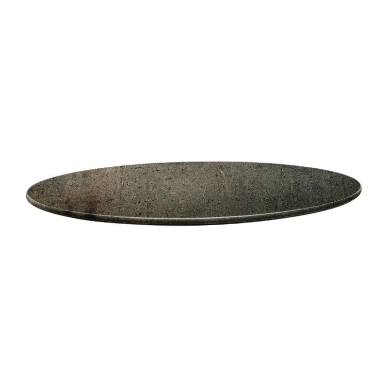 Plateau de table rond Topalit Smartline 80cm béton Plateau de table rond Topalit Smartline 80cm béton