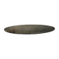 Plateau de table rond Topalit Smartline 80cm béton Plateau de table rond Topalit Smartline 80cm béton