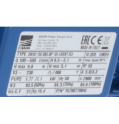 ELECTROPOMPE EBARA DWO/I 1,50HP DWO150
