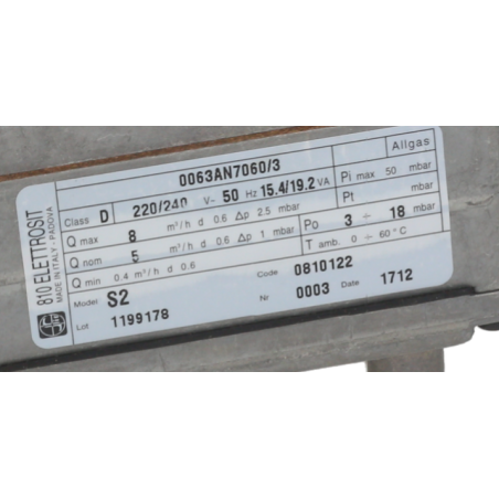 VALVE 810 ELETTROSIT ø 3/4"FF (0810122)