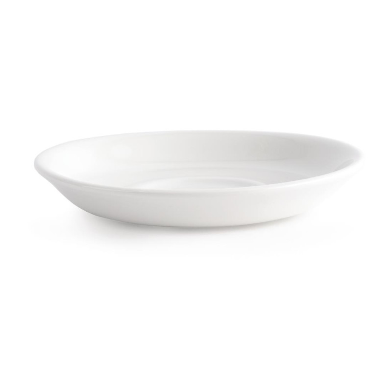 Soucoupes Churchill Plain Whiteware 114mm (Lot de 24)