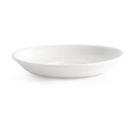 Soucoupes Churchill Plain Whiteware 114mm (Lot de 24)