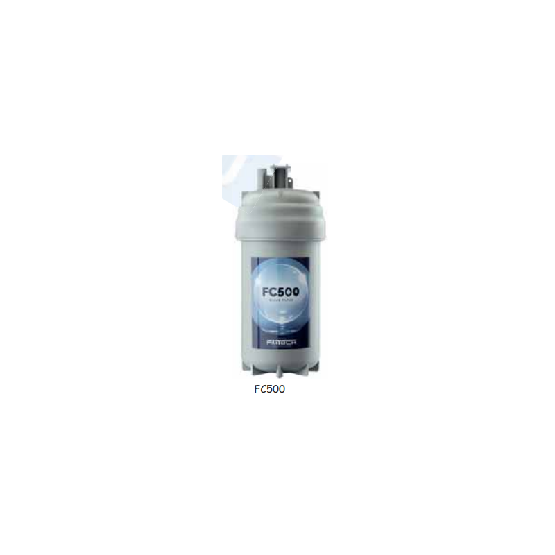 Cartouche de préfiltration charbon actif + sédiments 5 μ pour RO500