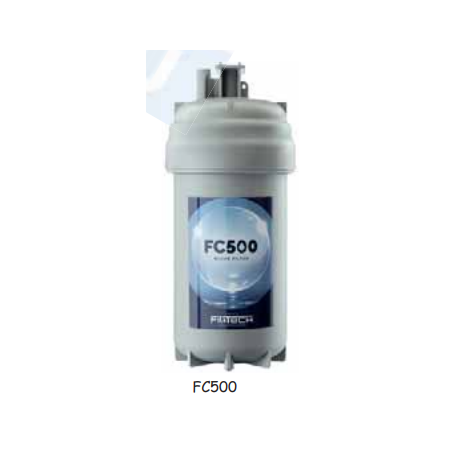 Cartouche de préfiltration charbon actif + sédiments 5 μ pour RO500