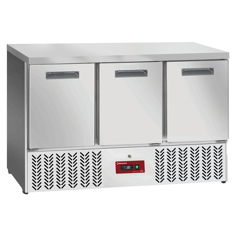 Table frigorifique , 3 portes GN 1/1