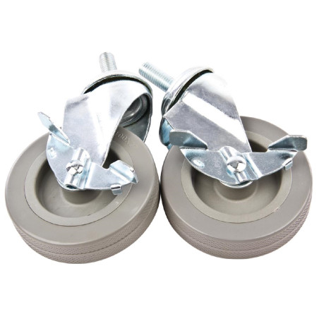 Roulettes pour chariots inox Vogue F993-F998 CC365 (lot de 2)