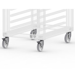 Kit de roulettes pour supports de four combiné Buffalo