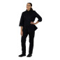 Veste de cuisinier femme ajustée Whites noire taille L