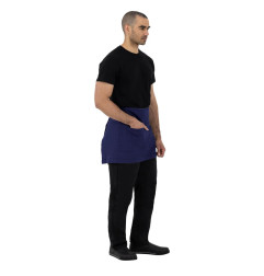 Tablier en toile de coton Southside bleu marine
