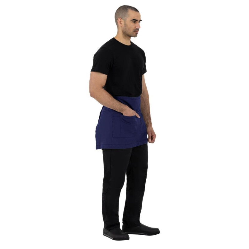 Tablier en toile de coton Southside bleu marine