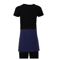 Tablier en toile de coton Southside bleu marine