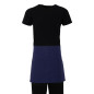 Tablier en toile de coton Southside bleu marine