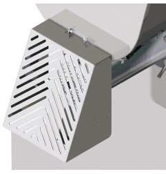 Hachoir en inox N° 32, Ø 4.5 mm, 700 kg/h, sur roues