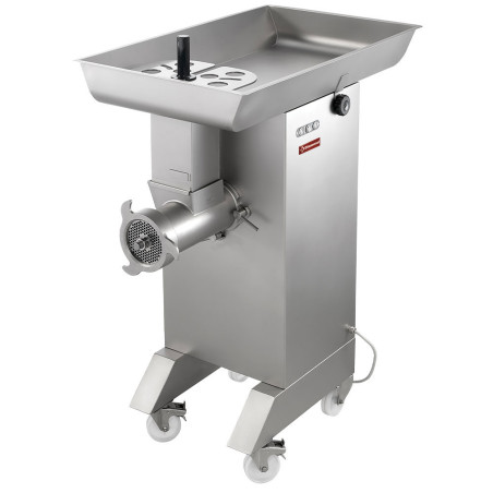 Hachoir en inox N° 42, Ø 4.5 mm, 800/1000 kg/h, sur roues