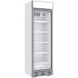 Vitrine ventilée positive 382 litres BLANCHE avec caisson lumineux Vitrine ventilée positive 382 litres BLANCHE avec caisson lumineux