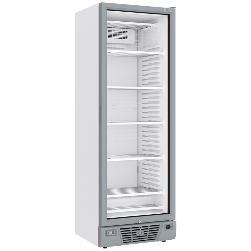 Vitrine ventilée négative vitrée 382 litres - 5 niveaux fixes - BLANCHE Vitrine ventilée négative vitrée 382 litres - 5 niveaux fixes - BLANCHE