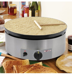 Crêpière haut rendement, gaz, Ø 400 mm "émaillée"