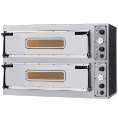Four électrique 2x 2 pizzas diam. 350mm, 2 chambres