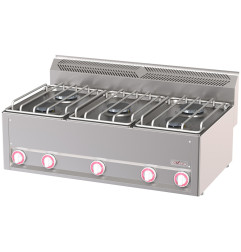 Cuisinière 6 feux gaz, -Top-