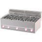 Cuisinière 6 feux gaz, -Top-