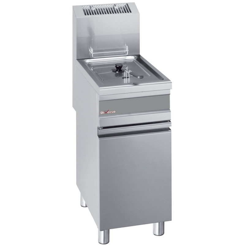 Friteuse gaz 1 cuve 15 litres sur armoire Friteuse gaz 1 cuve 15 litres sur armoire