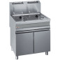 Friteuse gaz 2 cuves 15 litres sur armoire Friteuse gaz 2 cuves 15 litres sur armoire