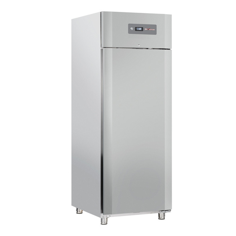Armoire frigorifique ventilée 600 Lit. 1 porte GN 2/1, sur roues, 2 avec freins Armoire frigorifique ventilée 600 Lit. 1 porte GN 2/1, sur roues, 2 avec freins