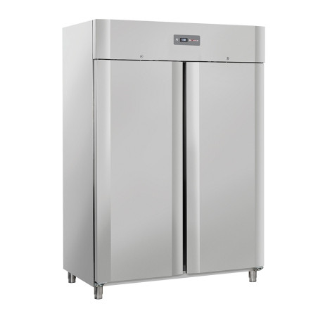 Armoire congélateur ventilée 1200 Lit. 2 portes GN 2/1, sur roues, 2 avec freins