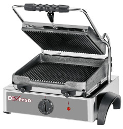 Grill panini électrique, plaques rainurées