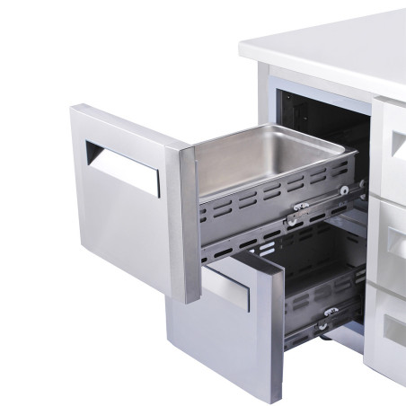 Kit bloc 2 tiroirs (1/2 + 1/2 )