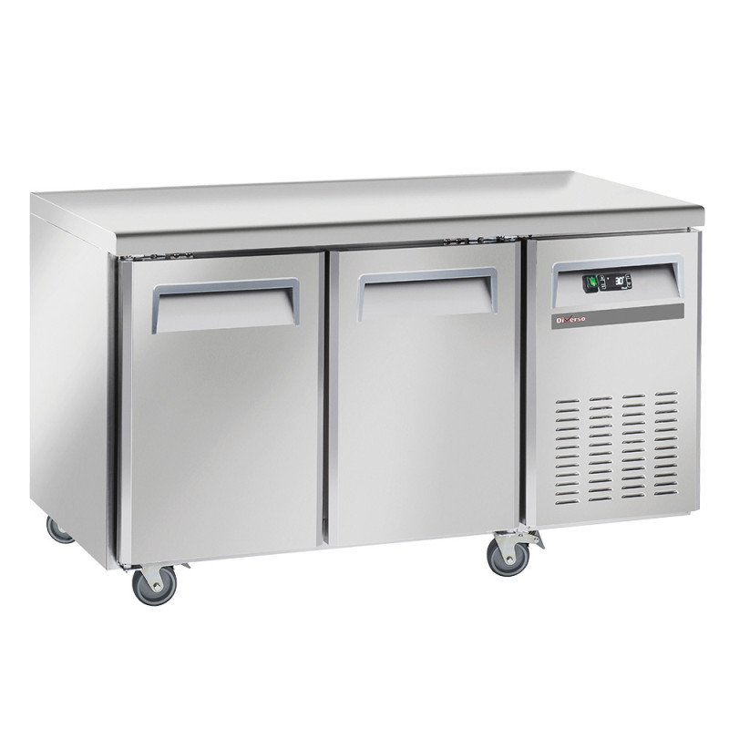 Table frigorifique, ventilé, 2 portes GN 1/1, sur roues, 2 avec freins Table frigorifique, ventilé, 2 portes GN 1/1, sur roues, 2 avec freins