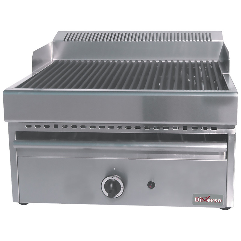 Grill-vapeur gaz avec grille de cuisson en fonte -Top-